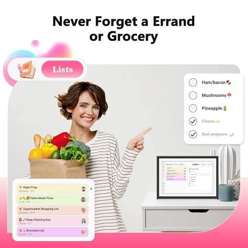 Digital Calendar with Touchscreen Display — Calendars, BIGASUO