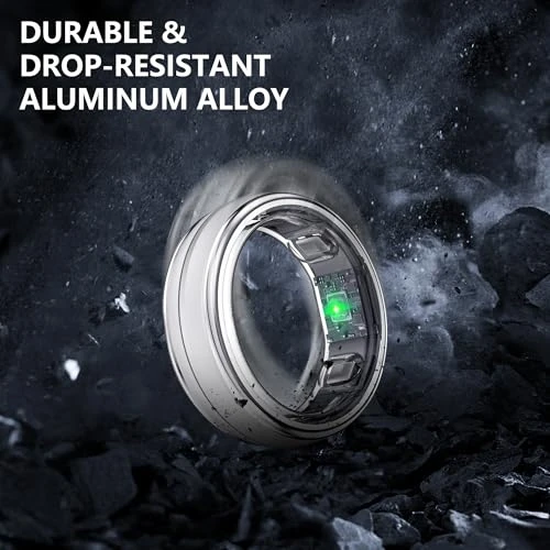 Fitness Ring with Heart Rate, Sleep, Step & SpO2 Monitor — Smart Rings, RIFESI