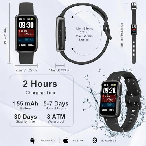Fitness Tracker Smart Watch — Smartwatches, VMQIPNS