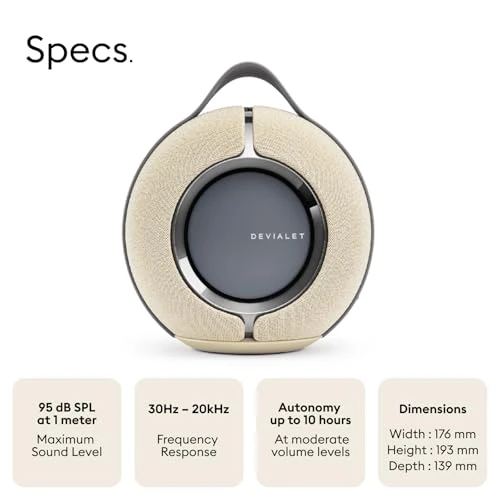 Portable Smart Speaker — Portable Audio, Devialet