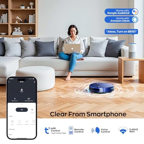 Robot Vacuum and Mop Combo — Smart Cleaning Robots, MANVN