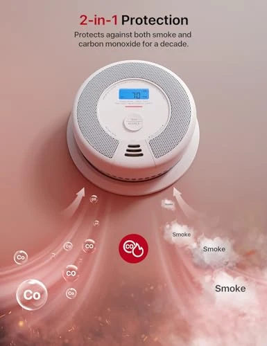 Smart Smoke and Carbon Monoxide Detector Combo — Gas & CO Detectors, X-Sense