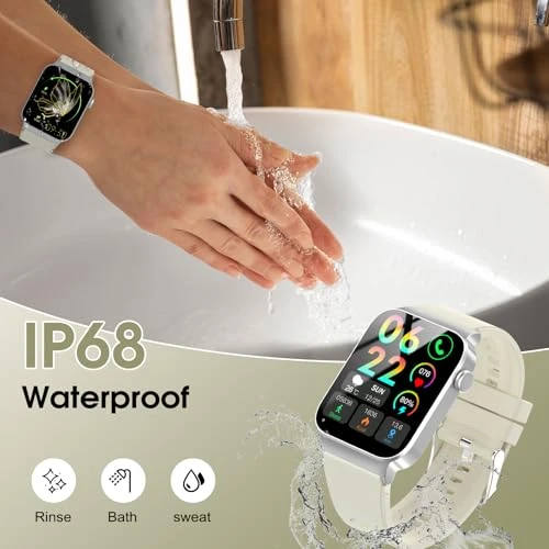 Smart Watch with Bluetooth Call, Heart Rate Monitor, and 110+ Sport Modes — Smartwatches, STECEi