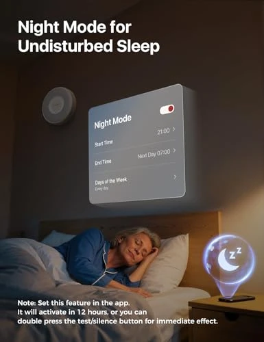 Smart Wi-Fi Smoke Detector with Voice Alerts and 17 Locations — Carbon Monoxide Detectors, X-Sense