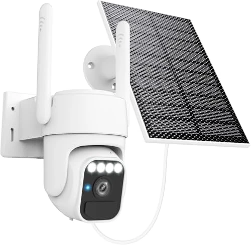 Solar Camera Outdoor Wireless — Dome Surveillance Cameras, 3-Link