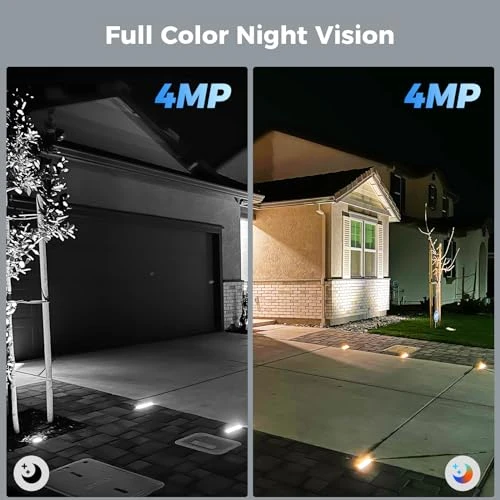 Solar Camera Security Outdoor, 4 Pack 100% Wireless 3K 4MP Surveillance Indoor WiFi Smart Cameras — Outdoor Security Cameras, Hiseeu