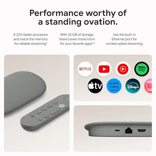 Streamer 4K — Ultra HD Media Players, Google