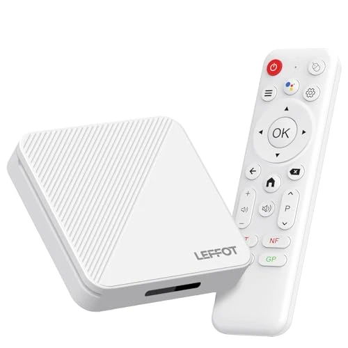 TV Box with Voice Remote — Ultra HD Media Players, LEFFOT