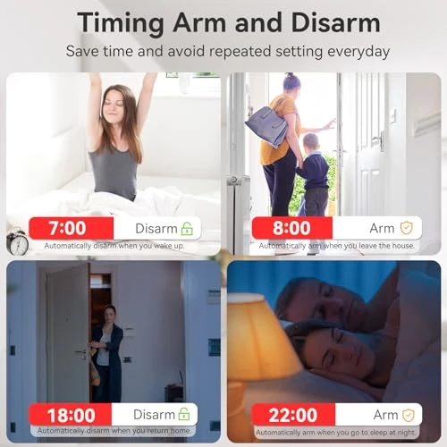 WiFi Home Alarm System with PIR Motion Sensor and Door/Window Sensors — Smart Home Security, CPVAN