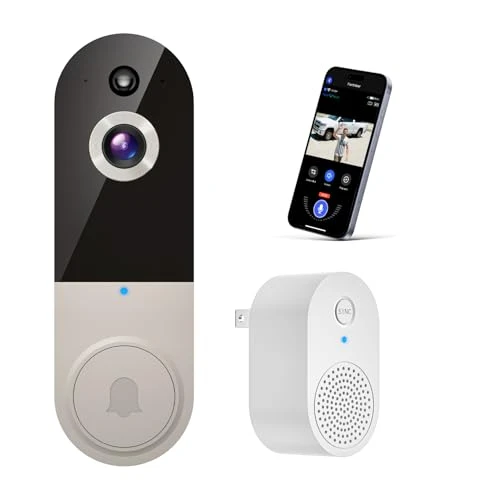 Wireless 1080p Wi-Fi Video Doorbell Camera with Night Vision, Two Way Audio and AI Motion Detection — Baby Monitors, SwagBuzz