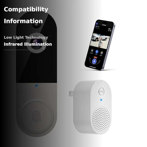Wireless 1080p Wi-Fi Video Doorbell Camera with Night Vision, Two Way Audio and AI Motion Detection — Baby Monitors, SwagBuzz