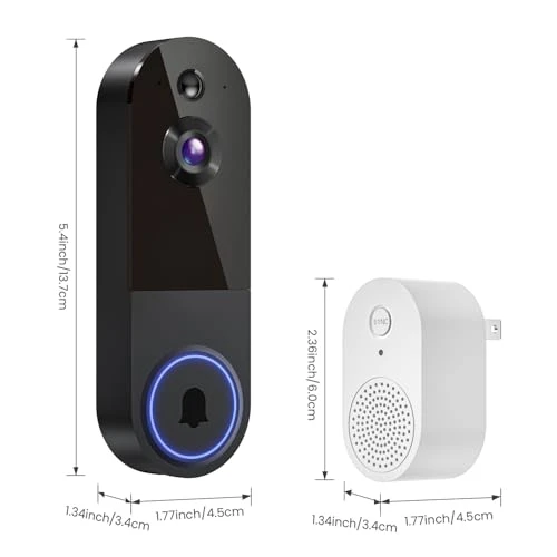 Wireless Wi-Fi Video Doorbell Camera — Kits, ClipBlur