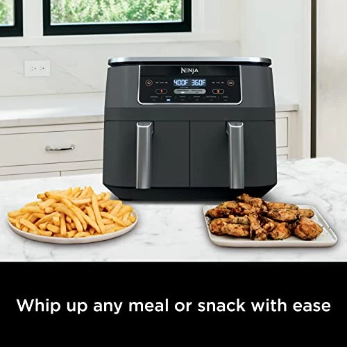 8 Quart 6-in-1 DualZone Air Fryer with 2 Independent Frying Baskets — Air Fryers, Ninja