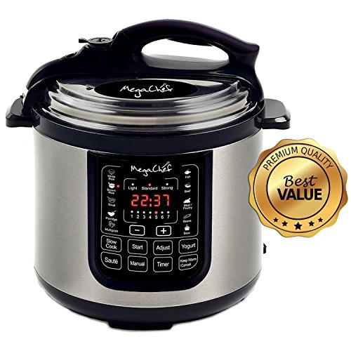 8 Quart Digital Pressure Cooker — Electric Pressure Cookers, Megachef
