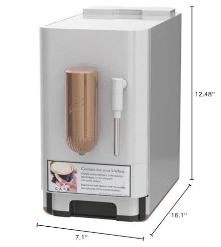 Automatic Espresso Machine & Milk Frother with Built-In & Adjustable Grinder — Coffee & Espresso Combos, Café