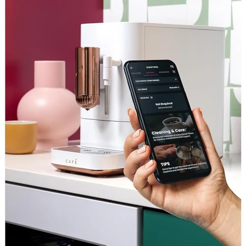 Automatic Espresso Machine & Milk Frother with Built-In & Adjustable Grinder — Coffee & Espresso Combos, Café