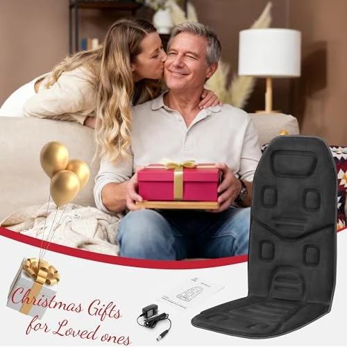 Back Massager Seat Cushion with Heat and Vibration — Back Relief Solutions, COMFIER
