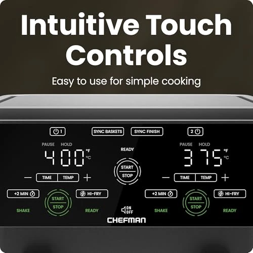 Dual Basket Air Fryer Oven — Air Fryers, Chefman