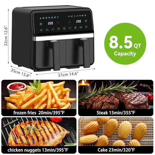 Dual Basket Air Fryer — Air Fryers, REABELL