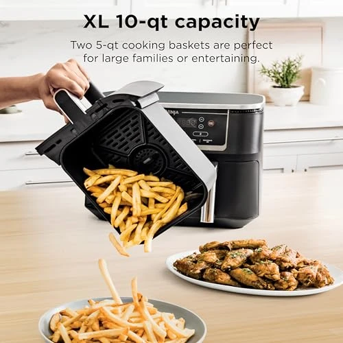 Dual Zone Smart XL Air Fryer with 2 Independent Baskets — Air Fryers, Ninja