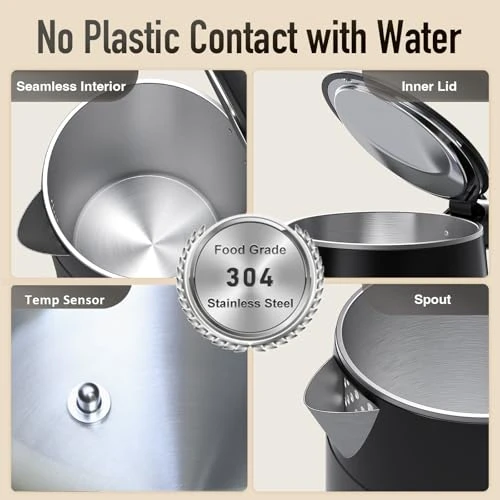 Electric Kettle with Touch Screen Temperature Control — Kettles & Tea Machines, Mecity