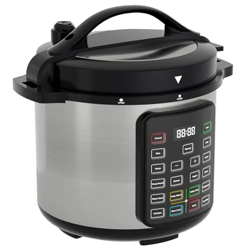 Electric Pressure Cooker 8 Quart Stainless Steel Multi Cooker — Electric Pressure Cookers, OLIXIS