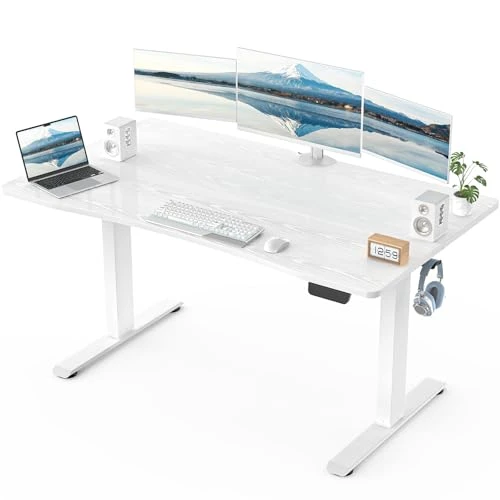 Electric Standing Desk with Adjustable Height — Monitor Stands, Veken