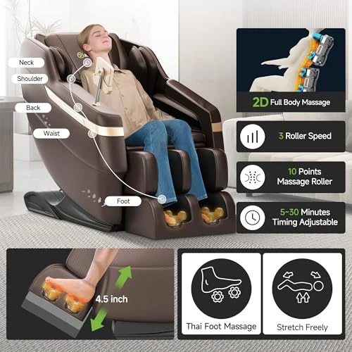 Full Body Massage Chair Recliner — Massage Equipment, Real Relax