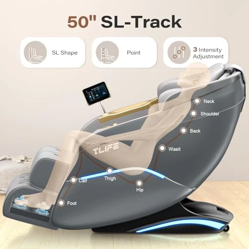 Full Body Massage Chair with Zero Gravity Recliner, Body Scan, and Heating — Beds & Tables, TLIFE