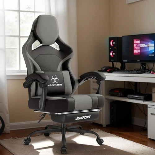 Gaming Chair with Massage and Pocket Spring Cushion — Gaming Seating Solutions, JuxFort