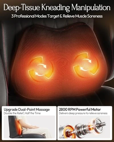 Gaming Video Chair with Shiatsu Neck Massage and Lumbar Support — Gaming Chairs, Dowinx