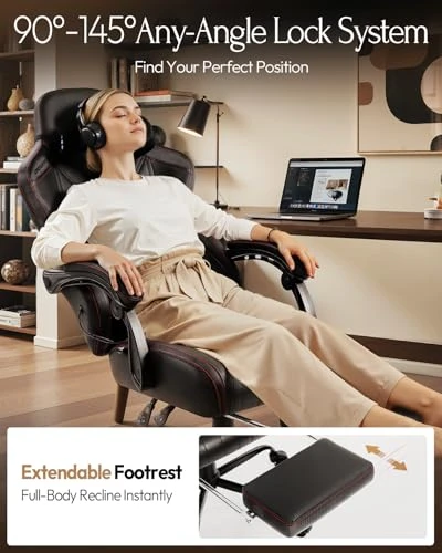 Gaming Video Chair with Shiatsu Neck Massage and Lumbar Support — Gaming Chairs, Dowinx