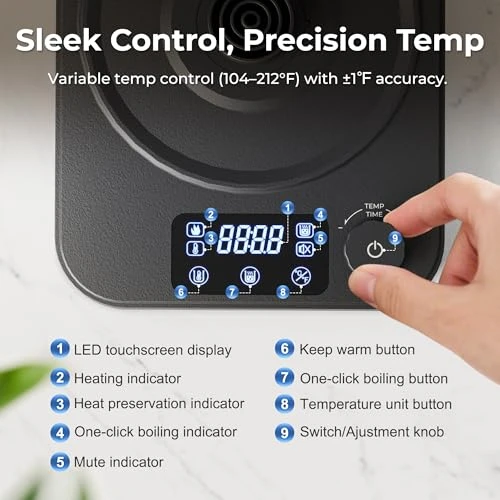 Gooseneck Electric Kettle — Kettles & Tea Machines, AGORVIO