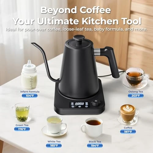 Gooseneck Electric Kettle — Kettles & Tea Machines, AGORVIO