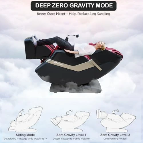 Heated Jade Roller Massage Chair Full Body — Beds & Tables, KoziSense