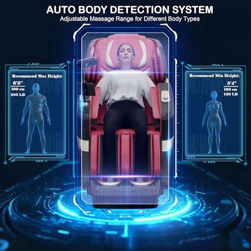 Heated Jade Roller Massage Chair Full Body — Beds & Tables, KoziSense