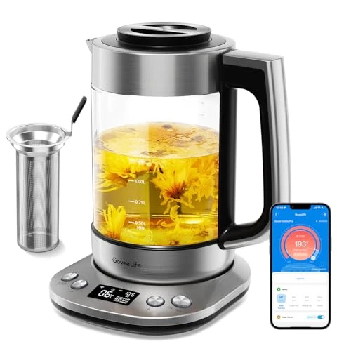 Smart Electric Kettle with Tea Infuser — Kettles & Tea Machines, GoveeLife