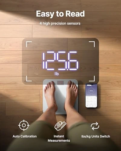Smart Scale for Body Weight — Body Composition Analysis, FITINDEX