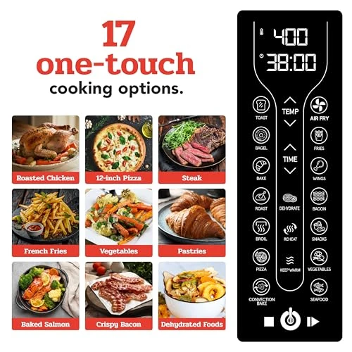 Toaster Oven Air Fryer Combo — Convection, Gourmia