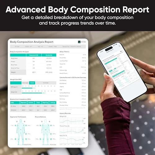 Ultra BodyScan Smart Scale with Handle — Body Composition Analysis, Wyze