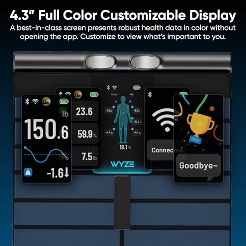 Ultra BodyScan Smart Scale with Handle — Body Composition Analysis, Wyze
