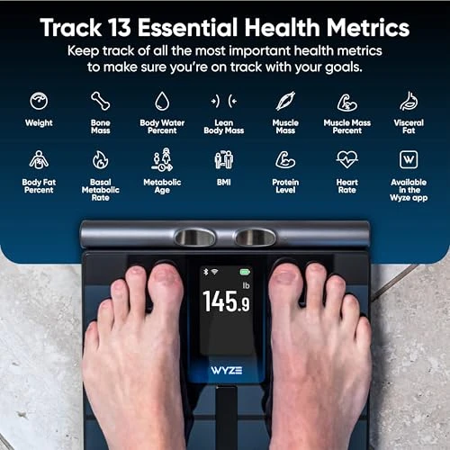 Ultra BodyScan Smart Scale with Handle — Body Composition Analysis, Wyze
