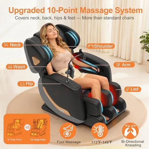 Upgraded Massage Chair Full Body — Beds & Tables, GOLD TIME