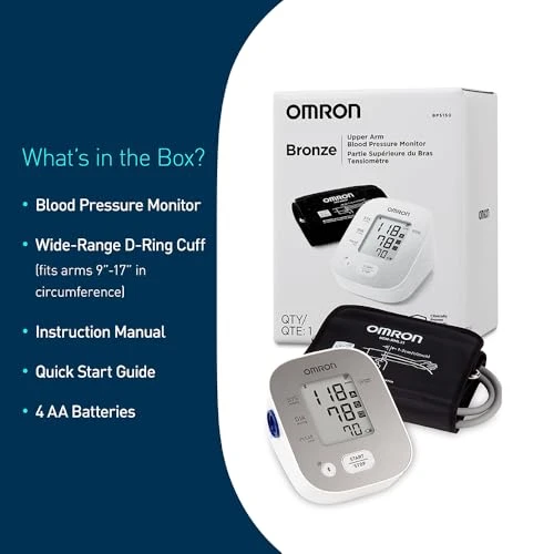 Upper Arm Blood Pressure Monitor — Blood Pressure Monitors, Omron