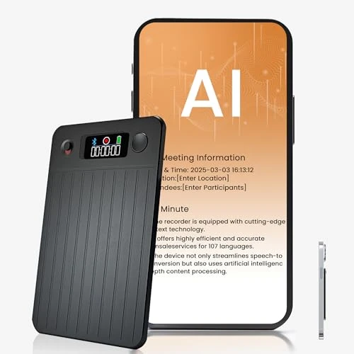 AI Voice Recorder with App Control & AI Transcription — Voice Recognition & Productivity Software, Boyuevi