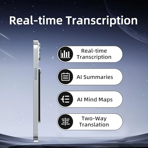 AI Voice Recorder with App Control & AI Transcription — Voice Recognition & Productivity Software, Boyuevi