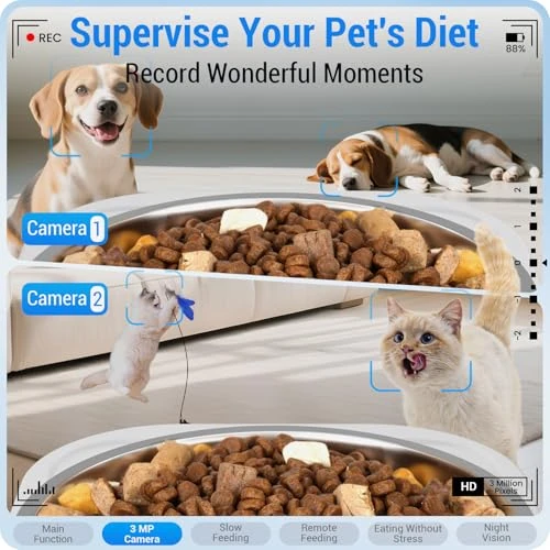 Automatic Pet Feeder with Dual HD Cameras — Automatic Feeders, Frienhund