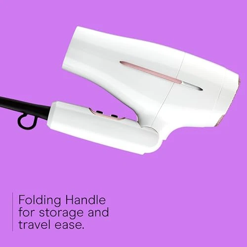Double Ceramic Travel Dryer with Concentrator & Folding Handle — Dryers & Accessories, Conair