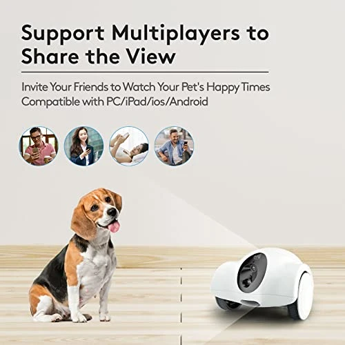 Pet Camera with Treat Dispenser and Interactive Laser — Cameras & Monitors, Youpet