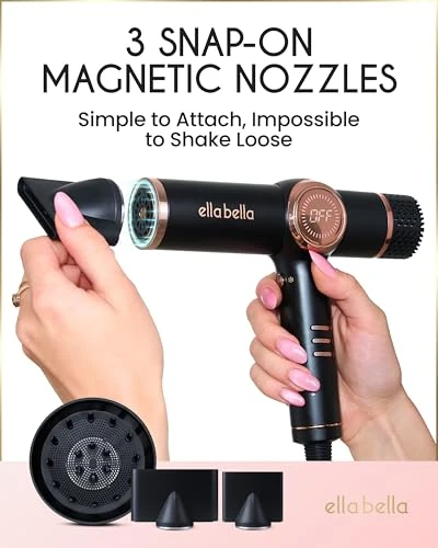 Professional Ionic Hair Dryer with Diffuser — Dryers & Accessories, ELLA BELLA